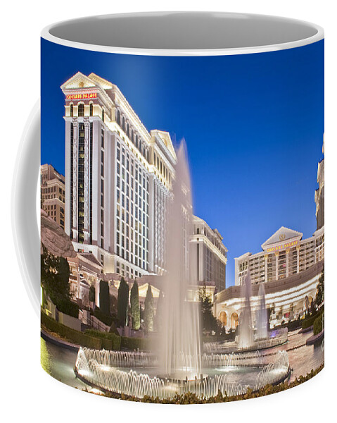 Caesars Palace Coffee Mug featuring the photograph Caesars Palace Hotel Resort Las Vegas Nevada by David Zanzinger