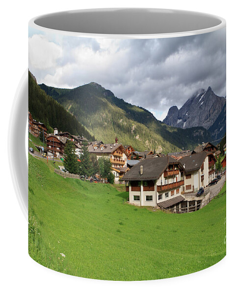 Alpine Coffee Mug featuring the photograph Canazei - Val di Fassa #1 by Antonio Scarpi