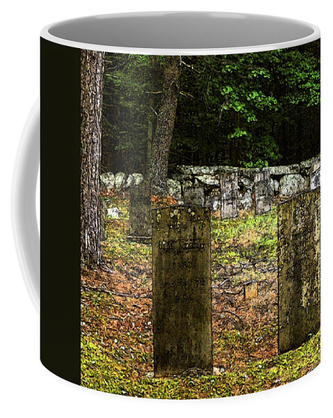 Cemetery Coffee Mug featuring the photograph Cemetery #1 by Mim White
