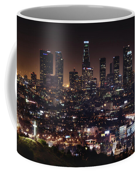Los Angeles Coffee Mug featuring the photograph City of Angels #1 by Natasha Bishop