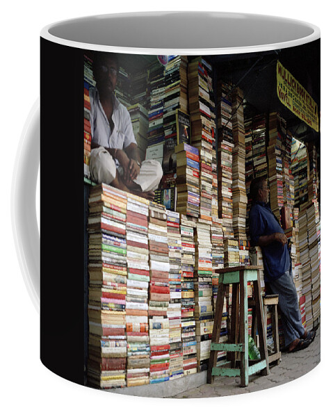 Market Coffee Mug featuring the photograph College Street Calcutta by Shaun Higson