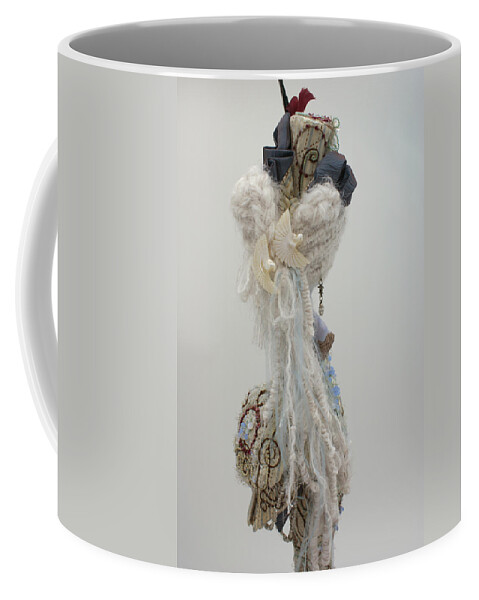 Countess M Coffee Mug featuring the sculpture Countess M #2 by Judy Henninger