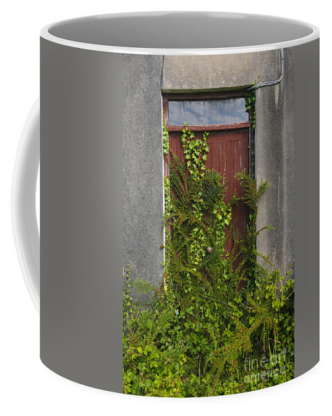 Donegal Coffee Mug featuring the photograph Door Of Old House #1 by John Shaw