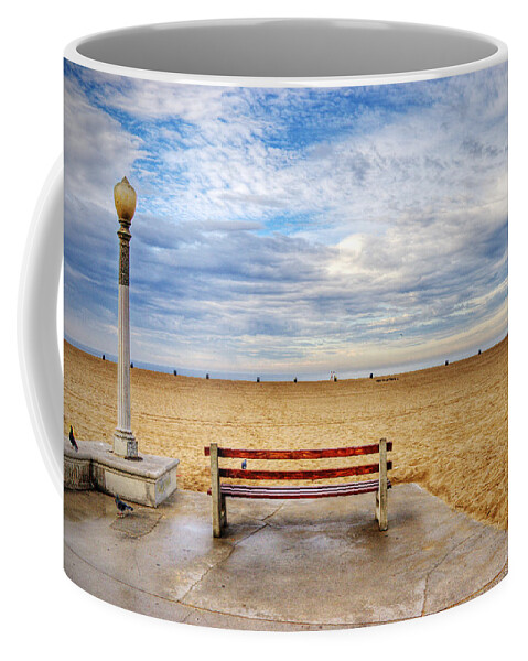California Coffee Mug featuring the photograph Early Morning at the Beach by Chuck Staley