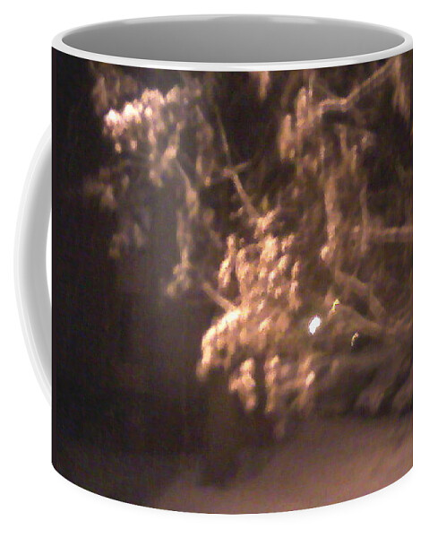 Early Snow Coffee Mug featuring the photograph First Snow by Suzanne Berthier