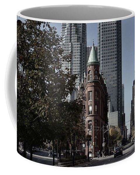 Architecture Coffee Mug featuring the photograph Flatiron Gooderham Building #2 by Nicky Jameson