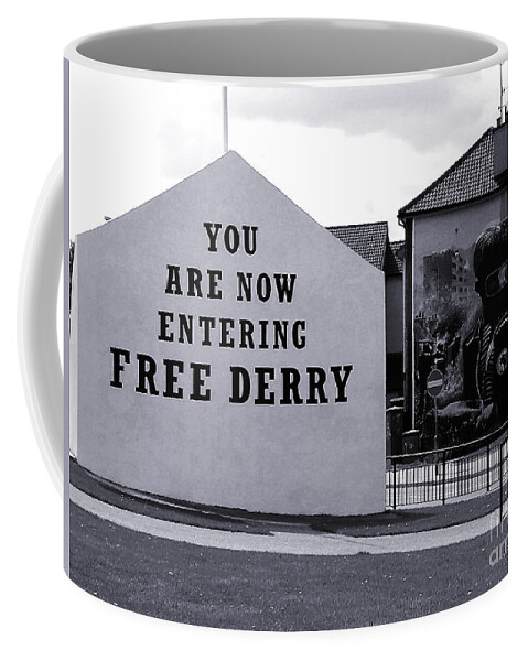 Free Derry Corner Coffee Mug featuring the photograph Free Derry Corner 7 by Nina Ficur Feenan