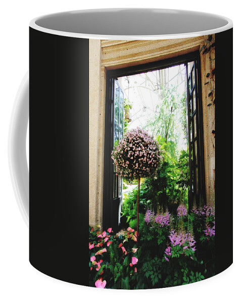Gardens Coffee Mug featuring the photograph Garden Sanctuary #2 by Trina Ansel