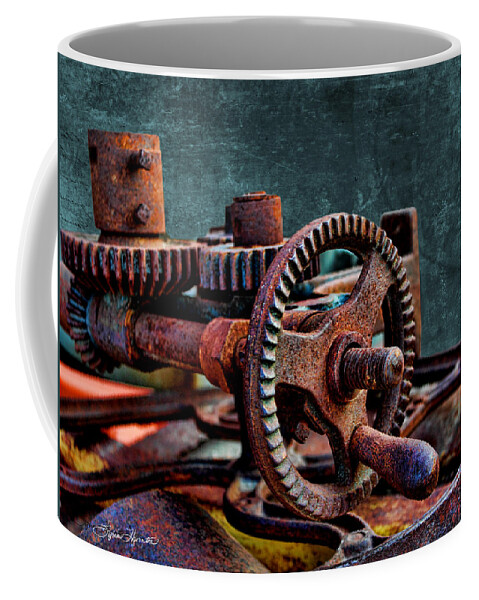 Gears Coffee Mug featuring the photograph Gears by Sylvia Thornton