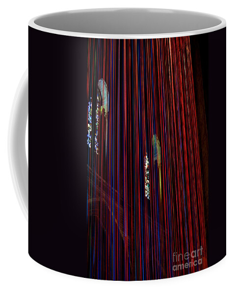Grace Cathedral Coffee Mug featuring the photograph Grace Cathedral with Ribbons by Dean Ferreira