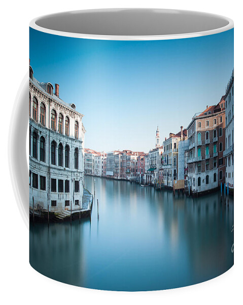 Grand Canal Coffee Mug featuring the photograph Grand canal at sunrise Venice Italy #1 by Matteo Colombo