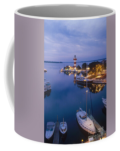 Lighthouse Coffee Mug featuring the photograph Harbour Town Lighthouse, Sc #1 by Bruce Roberts