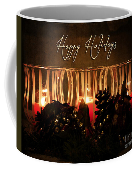 Holiday Coffee Mug featuring the photograph Holiday Glow #1 by Pam Holdsworth