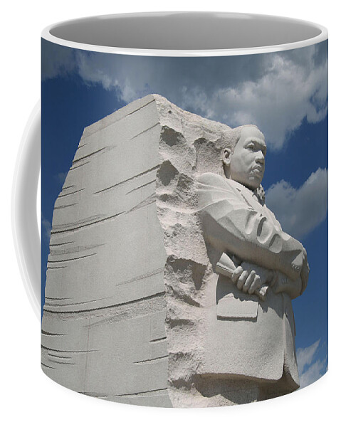 Martin Coffee Mug featuring the photograph Honoring Martin Luther King by Cora Wandel