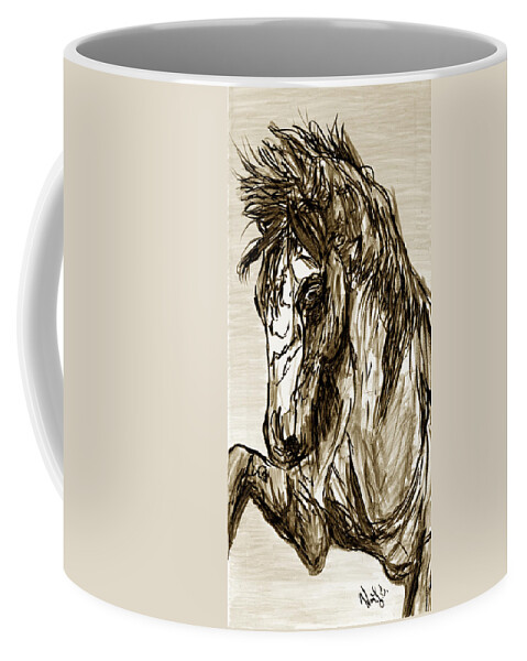 Texas Coffee Mug featuring the photograph Horse Twins II by Erich Grant