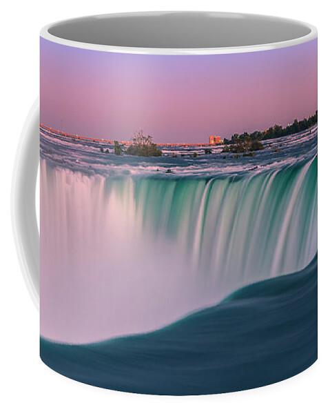 Canada Coffee Mug featuring the photograph Horseshoe Falls is a part of the Niagara Falls #1 by Henk Meijer Photography