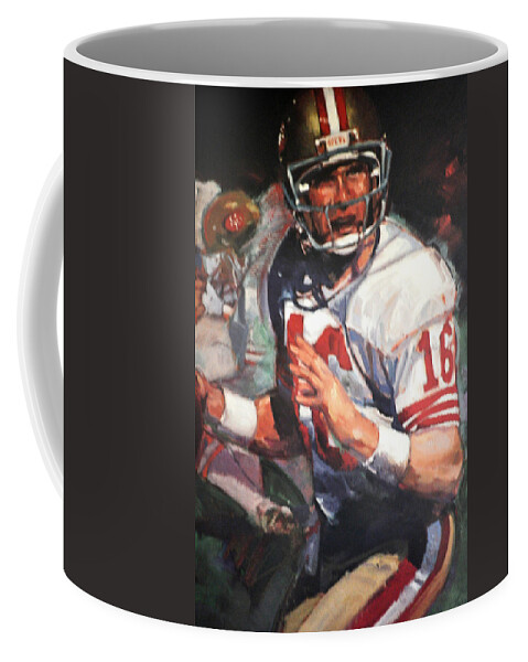 Montana Coffee Mug featuring the photograph Joe Montana #2 by Jay Milo