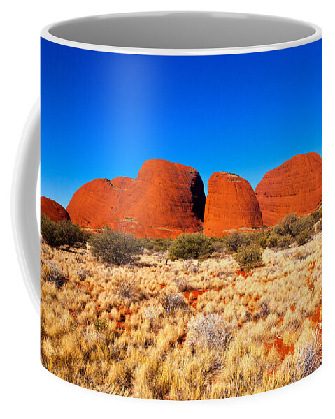 Kata Juta Olgas Central Australia Landscape Outback Coffee Mug featuring the photograph Central Australia #2 by Bill Robinson