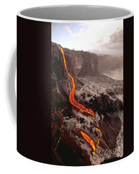 Hawaii Coffee Mug featuring the photograph Kilauea Volcano #1 by Stephen & Donna O'Meara