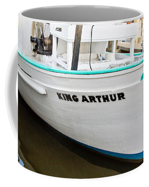 Shrimp Boat Coffee Mug featuring the photograph King Arthur #1 by Scott Pellegrin