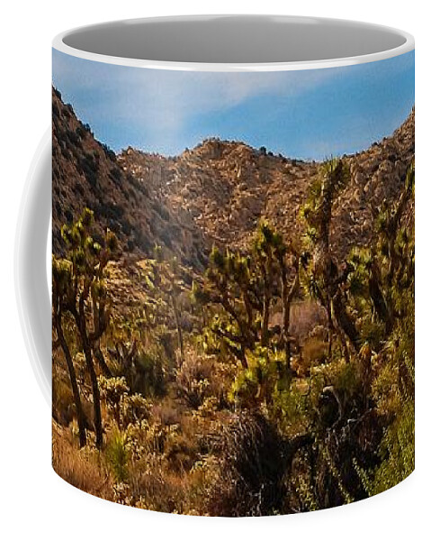 Desert Sun Coffee Mug featuring the photograph LasT STanD by Angela J Wright