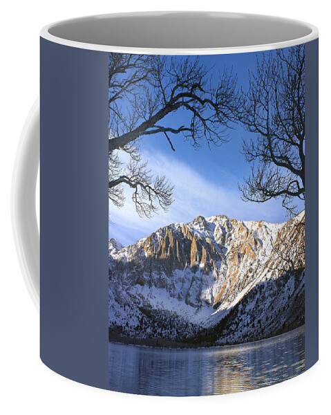 Feb0514 Coffee Mug featuring the photograph Laurel Mt And Convict Lake Sierra #1 by Tim Fitzharris