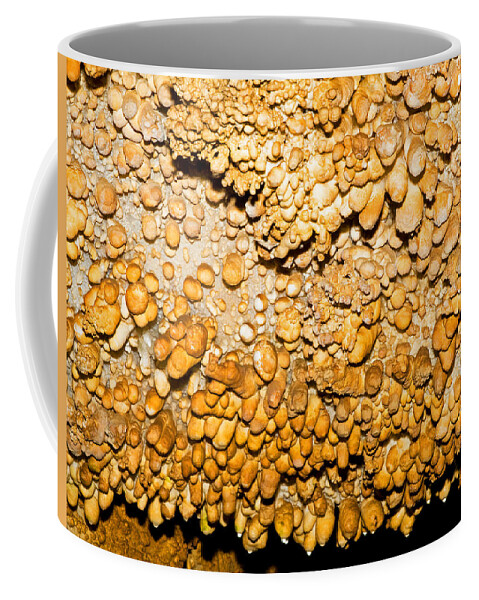 Nature Coffee Mug featuring the photograph Limestone Formation In Carlsbad Caverns #1 by Millard H. Sharp