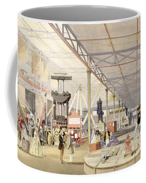 Crystal Palace Coffee Mug featuring the drawing Machinery, From Dickinsons by English School