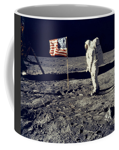 1960s Coffee Mug featuring the photograph Man On The Moon by Underwood Archive Neil Armstrong