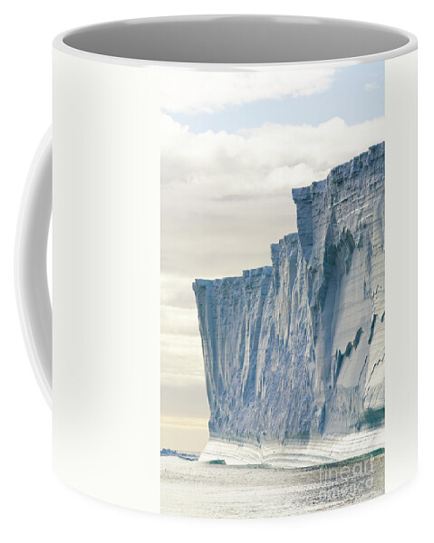 00346005 Coffee Mug featuring the photograph Massive Iceberg South Georgia by Yva Momatiuk John Eastcott