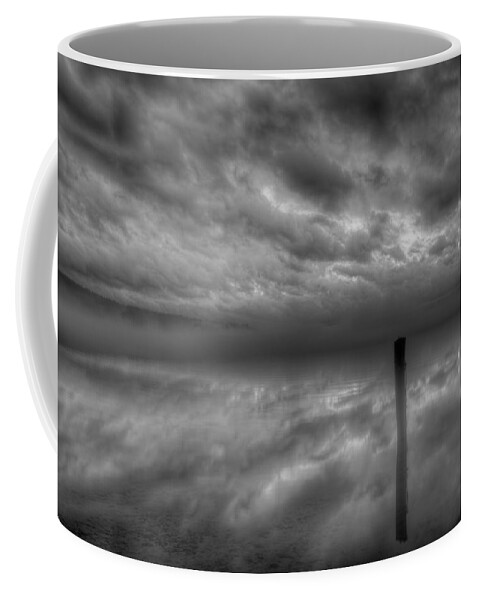 New England Coffee Mug featuring the photograph Melvin Bay Fog #1 by Brenda Jacobs