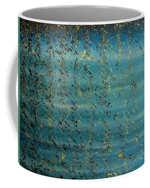 Derek Kaplan Art Coffee Mug featuring the painting My Own Sunshine #2 by Derek Kaplan