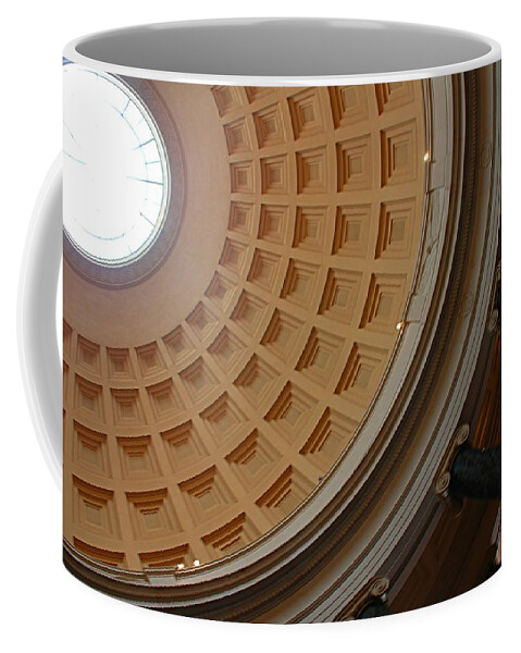 Washington Coffee Mug featuring the photograph National Gallery of Art Dome by Kenny Glover