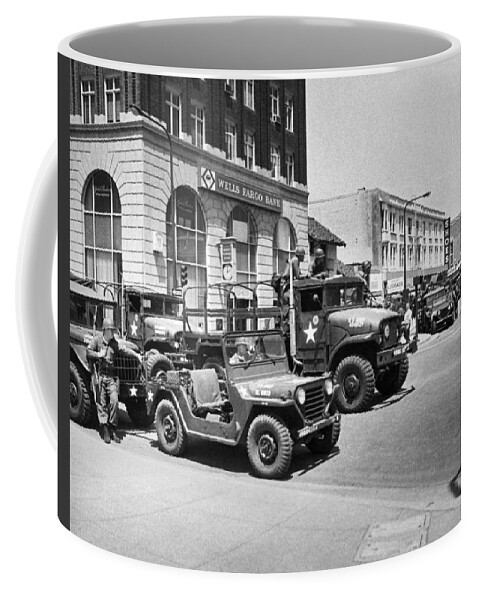 1960s Coffee Mug featuring the photograph National Guard In Berkeley #1 by Underwood Archives Thornton