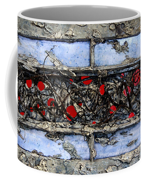Vines Coffee Mug featuring the mixed media Old Window by Christopher Schranck