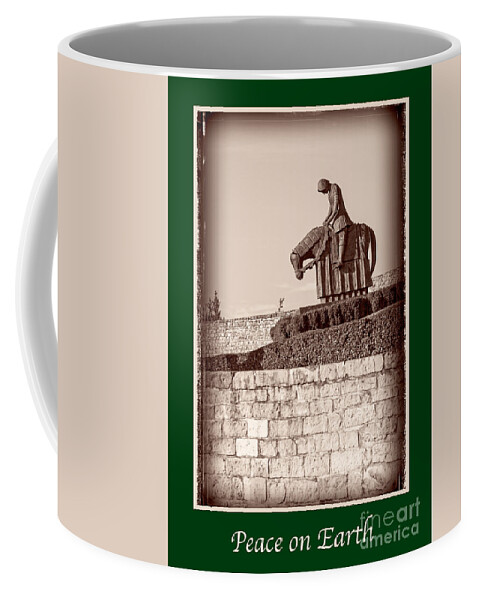 Italian Coffee Mug featuring the photograph Peace on Earth with St Francis #2 by Prints of Italy