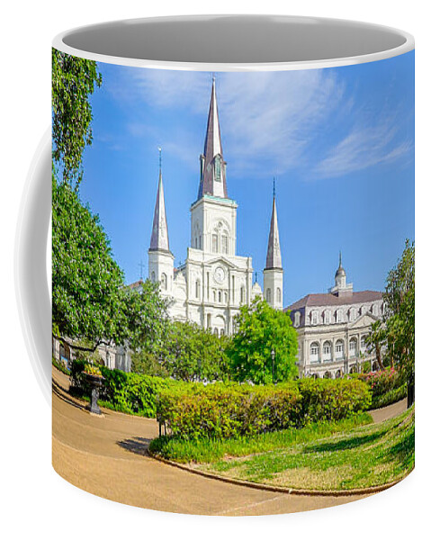 Architecture Coffee Mug featuring the photograph Saint Louis Cathedral #1 by Raul Rodriguez