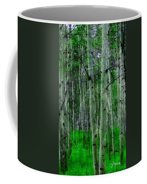 Spectacular Coffee Mug featuring the photograph Spectacular Aspens #1 by Cindy Greenstein