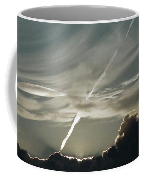 Sky Coffee Mug featuring the photograph Stormy sky #2 by Patrick Kessler