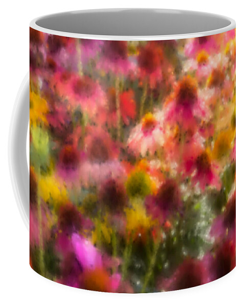 Pink Coffee Mug featuring the photograph Summer's Palette #1 by Heidi Smith