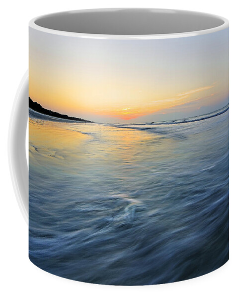 Atlantic Ocean Coffee Mug featuring the photograph Sunrise on Hilton Head Island by Peter Lakomy
