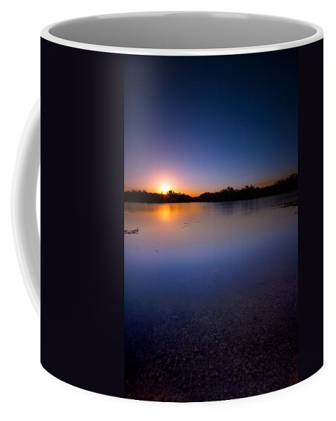 Sunset Coffee Mug featuring the photograph Sunset Creek #1 by Mark Andrew Thomas