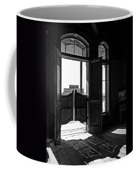Lucinda Walter Coffee Mug featuring the photograph Swinging Doors #1 by Lucinda Walter