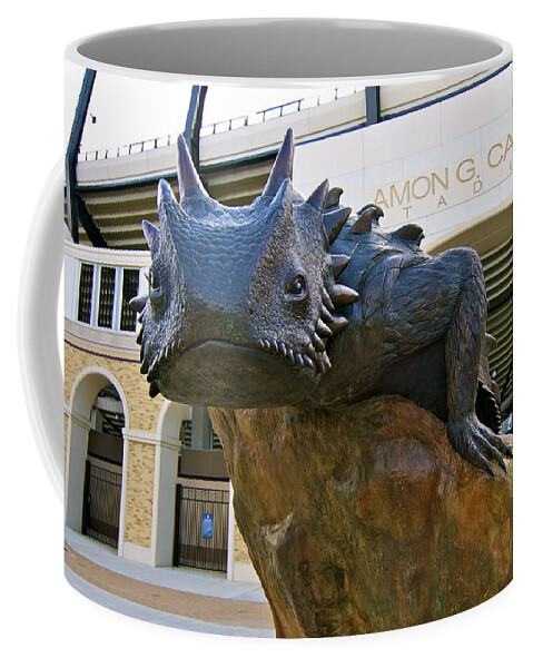 Tcu Coffee Mug featuring the photograph TCU Horned Frogs..Fear the Frog by John Babis