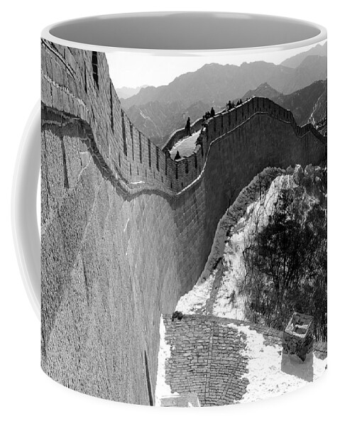 China Coffee Mug featuring the photograph The Great Wall of China #1 by Sebastian Musial