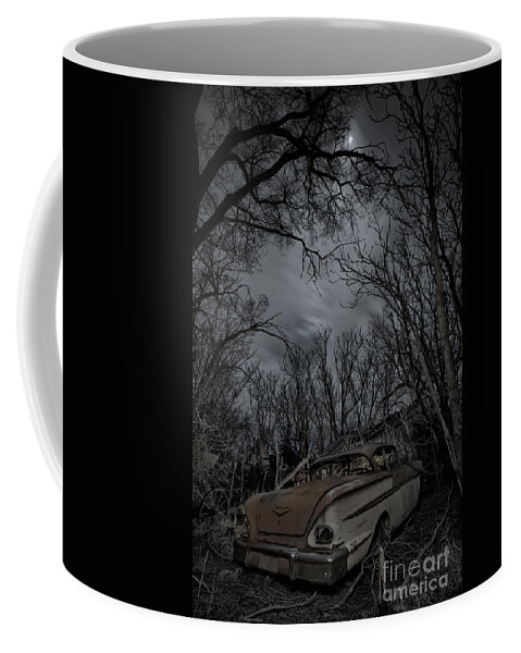 Light Painting Coffee Mug featuring the photograph The Lost American Dream #1 by Keith Kapple