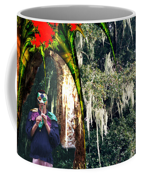 Fairy Coffee Mug featuring the digital art The Other Forest by Lisa Yount
