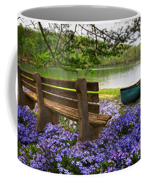 Appalachia Coffee Mug featuring the photograph Tranquility by Debra and Dave Vanderlaan