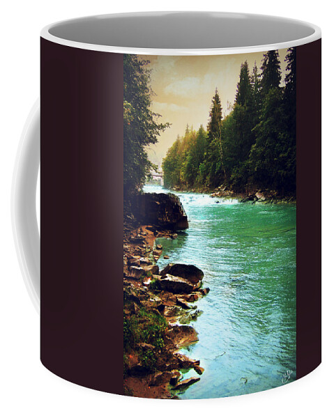 Ukraine Coffee Mug featuring the photograph Ukrainian River by Kate Black