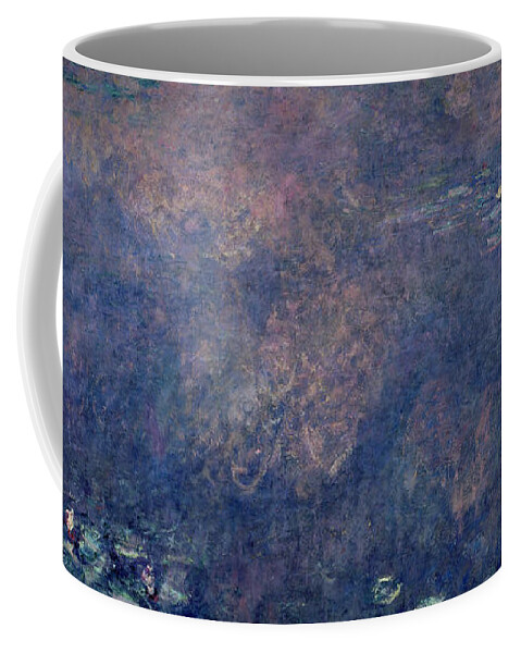 Impressionist Coffee Mug featuring the painting Waterlilies Two Weeping Willows by Claude Monet